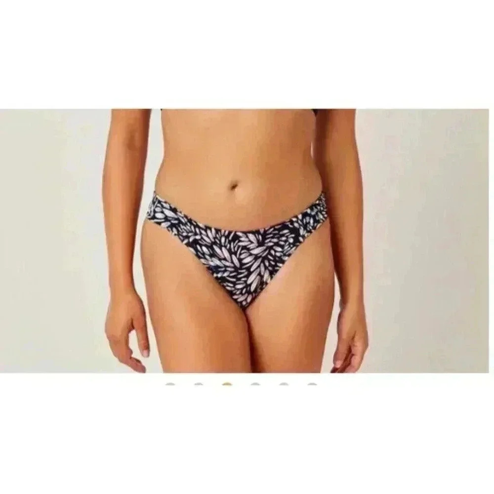 CARVE DESIGNS Navy Blue Floral CARDIFF SWIM BIKINI BOTTOM XS NEW. 450